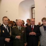 With a Defence Minister of Slovakia and generals